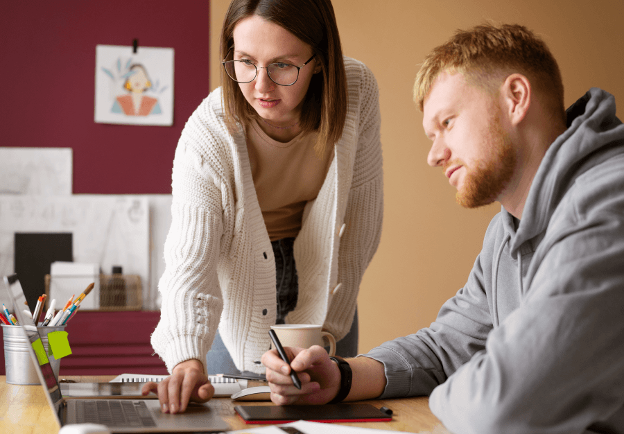 Career placement support consultant supporting an injured worker